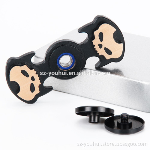 2017 Hot Sale Cool skull shape fidget spinner